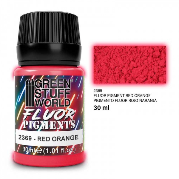 Green Stuff World: Pigment FLUOR RED ORANGE