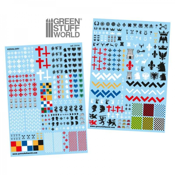 Green Stuff World: Waterslide Decals - Heraldry