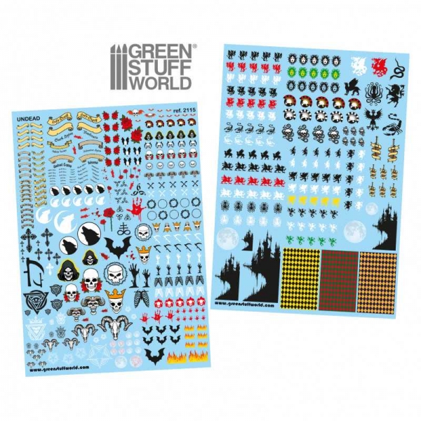 Green Stuff World: Waterslide Decals - Undead