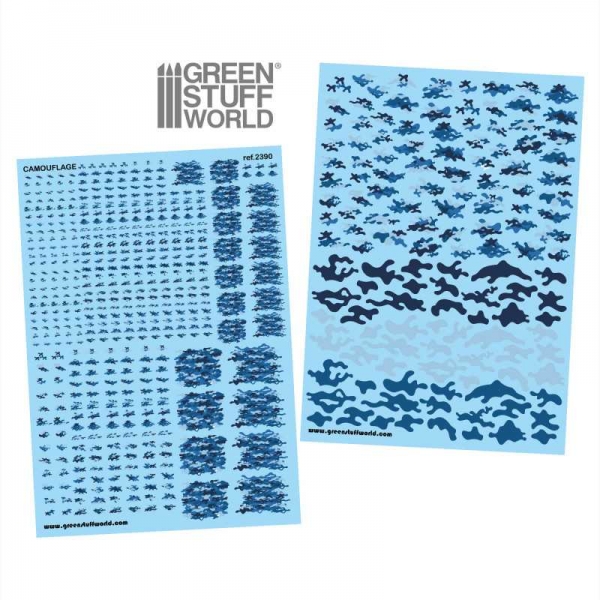 Green Stuff World: Waterslide Decals - Classic Tundra Camo