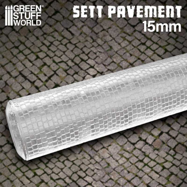 Green Stuff World: Rolling Pin Sett Pavement 15mm