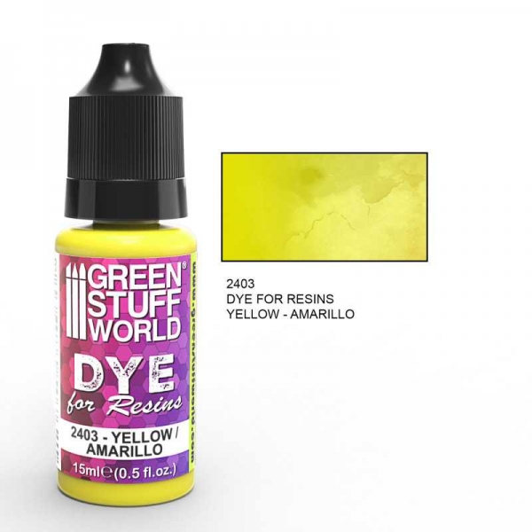 Green Stuff World: Dye for Resins YELLOW