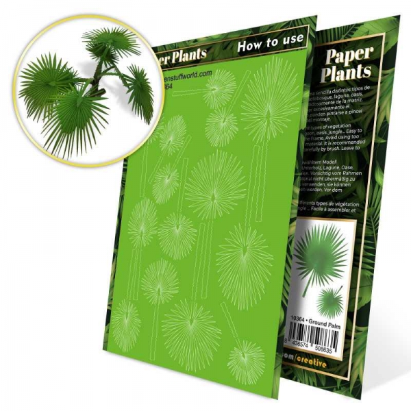 Green Stuff World: Paper Plants - Ground Palm