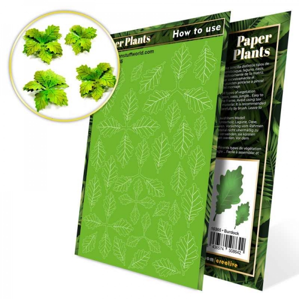 Green Stuff World: Paper Plants - Burdock