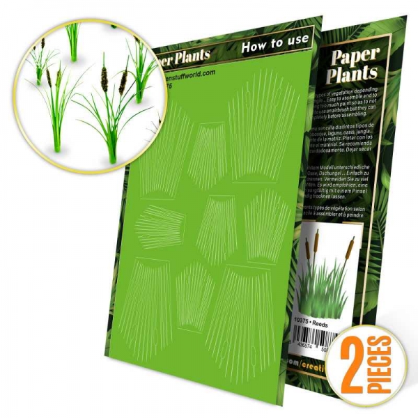 Green Stuff World: Paper Plants - Reeds