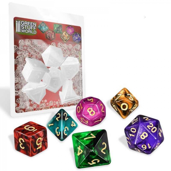 Green Stuff World: RPG DnD dice molds