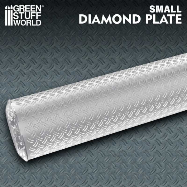Green Stuff World: Rolling Pin Diamond Plate - Small