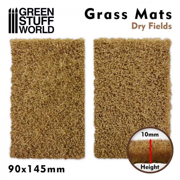 Green Stuff World: Grass Mat Cutouts - Dry Fields