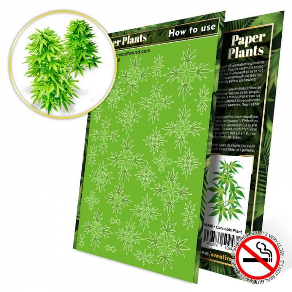 Green Stuff World: Paper Plants - Cannabis