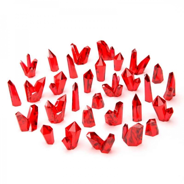 Green Stuff World: RED Resin Crystals - Medium
