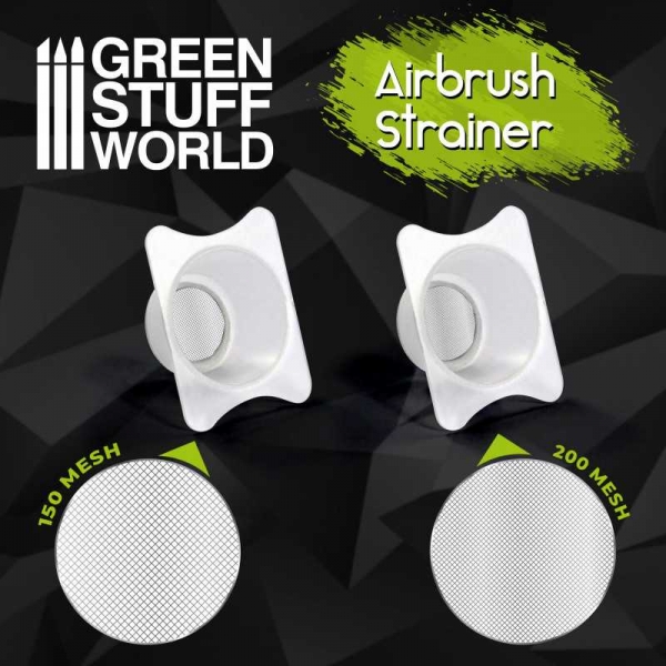 Green Stuff World: Airbrush Cup Strainers x2