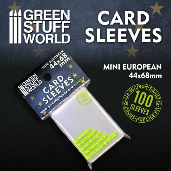 Green Stuff World: Card Sleeves - Mini European 44x68mm