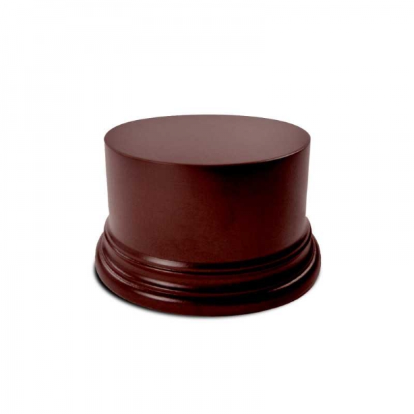 Green Stuff World: Round Block Plinth 8cm - Hazelnut