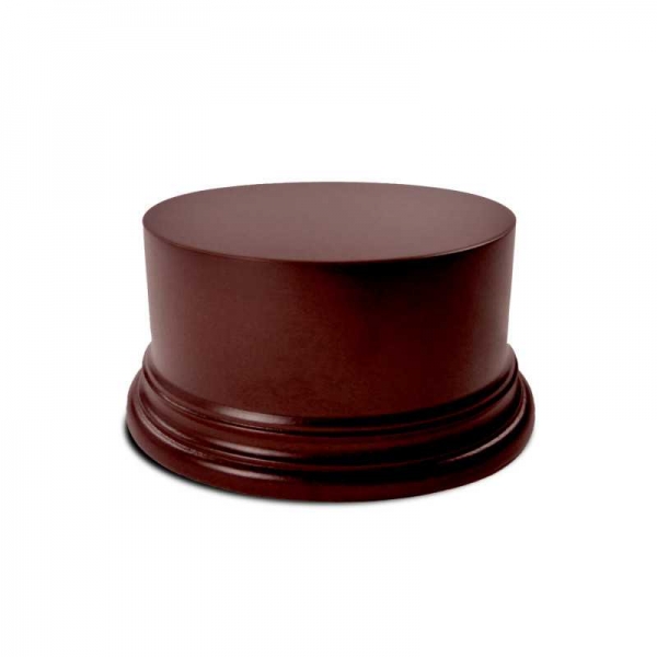 Green Stuff World: Round Block Plinth 10cm - Hazelnut