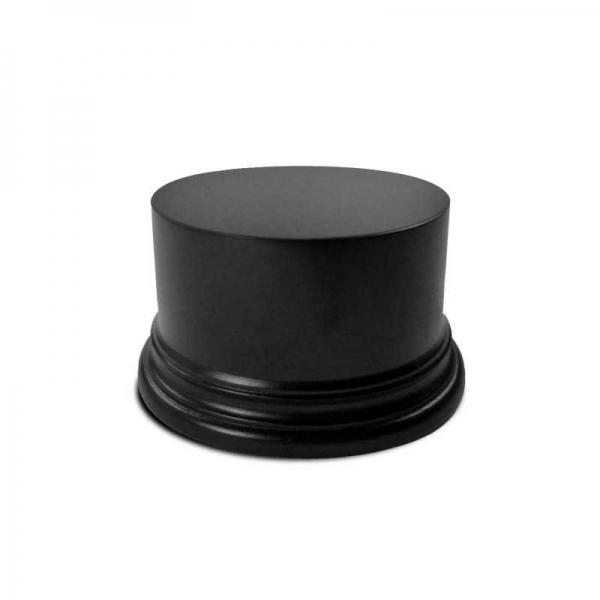 Green Stuff World: Round Block Plinth 8cm - Black