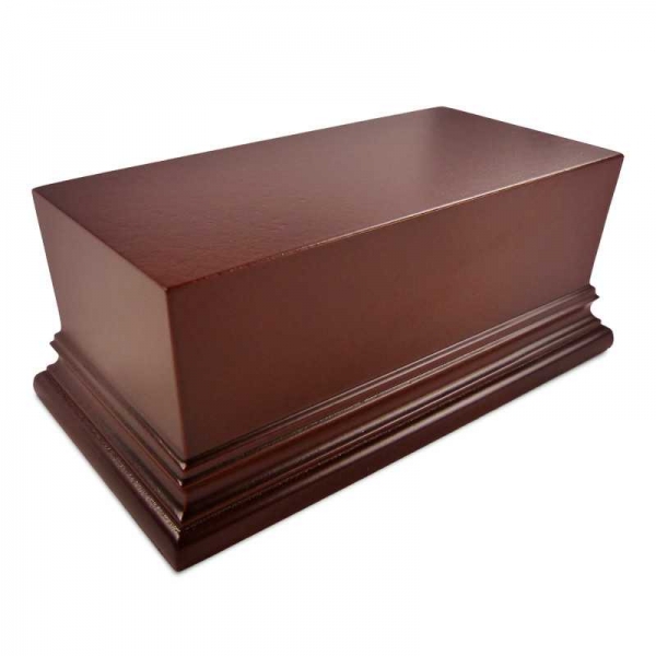 Green Stuff World: Rectangular Top Display Plinth 12x6cm - Hazelnut Brown