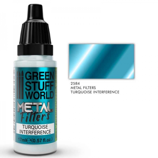 Green Stuff World: Metal Filters - Turquoise Interference
