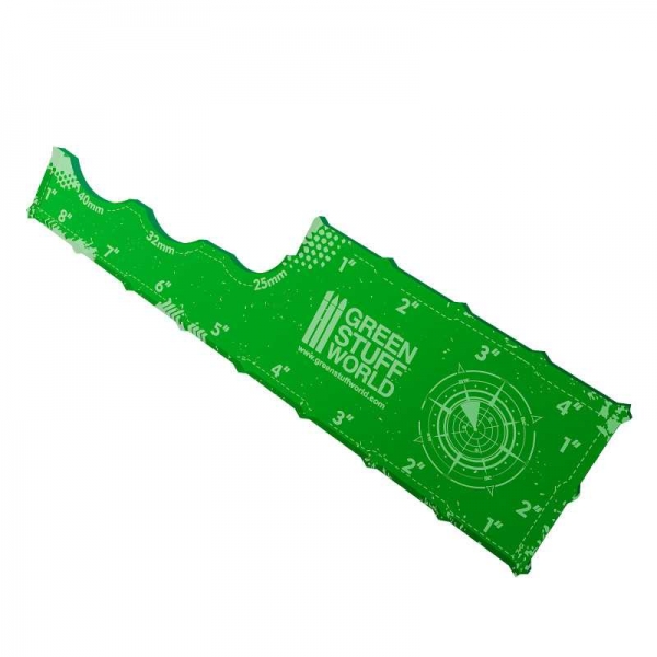 Green Stuff World: Gaming Measuring Tool - Green 8 inches