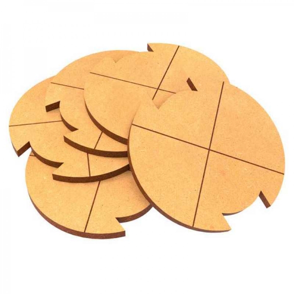 Green Stuff World: MDF Bases - Round 50 mm (Legion)