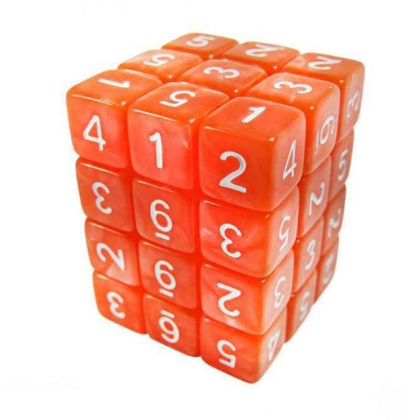 Green Stuff World: 36x D6 12mm Dice - Orange