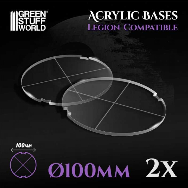 Green Stuff World: Acrylic Bases - Round 100 mm (Legion)