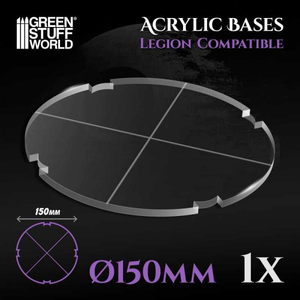 Green Stuff World: Acrylic Bases - Round 150 mm (Legion)