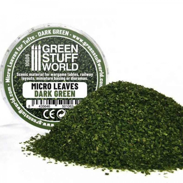 Green Stuff World: Micro Leaves - Dark Green Mix