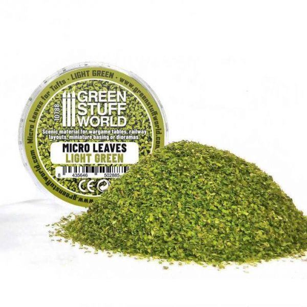 Green Stuff World: Micro Leaves - Light Green Mix