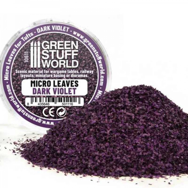 Green Stuff World: Micro Leaves - Dark Violet Mix