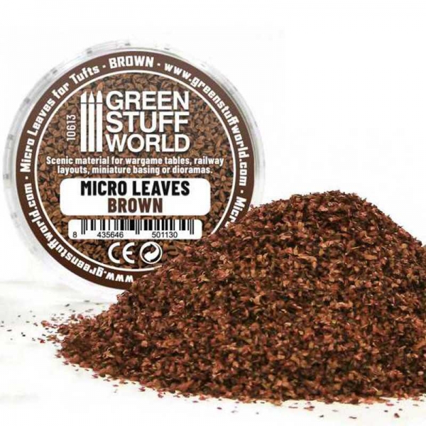 Green Stuff World: Micro Leaves - Brown mix