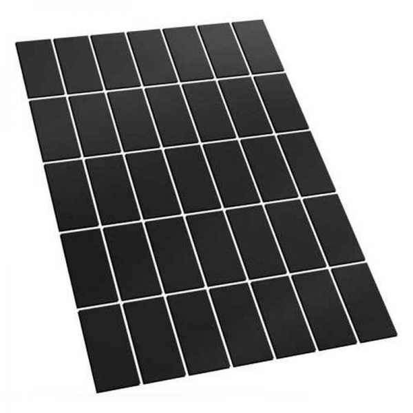 Green Stuff World: Rectangular Magnetic Sheet SELF-ADHESIVE -  25x50mm