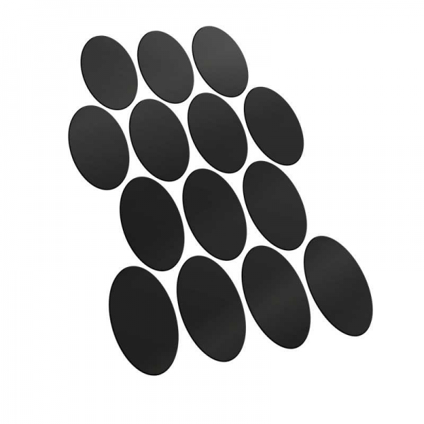 Green Stuff World: Oval Magnetic Sheet SELF-ADHESIVE - 75x42mm