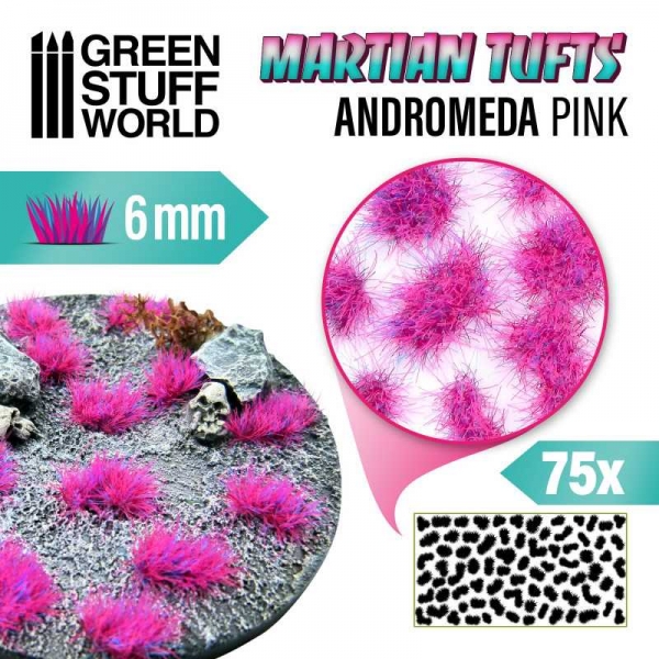 Green Stuff World: Martian Fluor Tufts - ANDROMEDA PINK