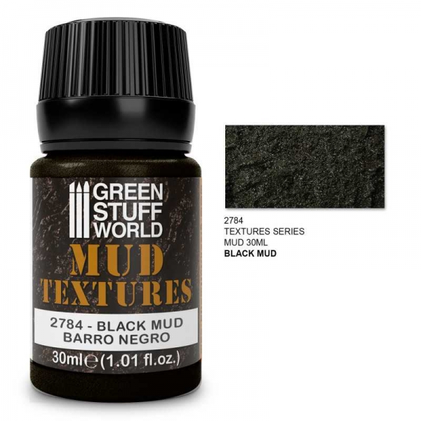Green Stuff World: Mud Textures - BLACK MUD 30ml