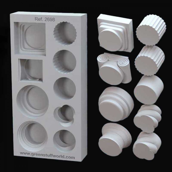 Green Stuff World: Silicone Molds - Columns