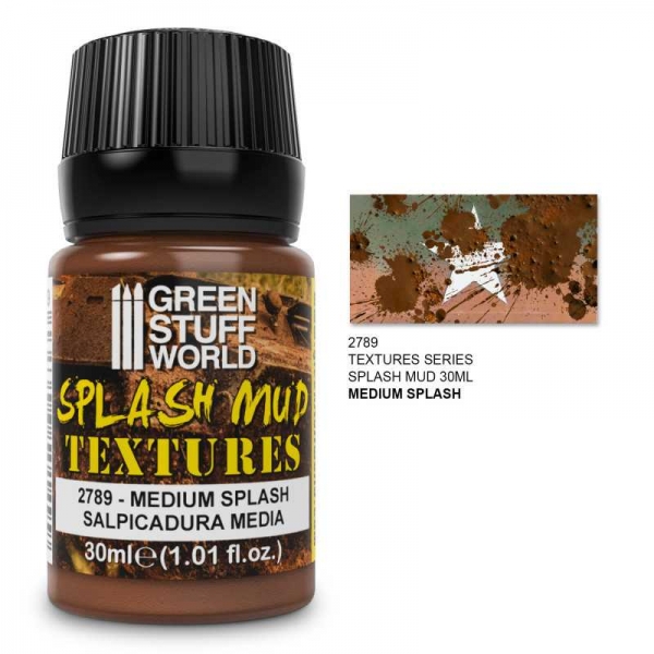 Green Stuff World: Splash Mud Textures - MEDIUM BROWN 30ml