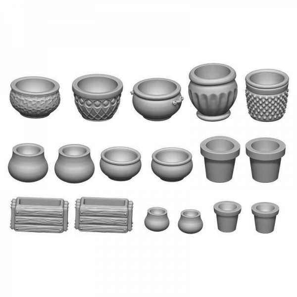 Green Stuff World: Plant Pot 1:48-1:35