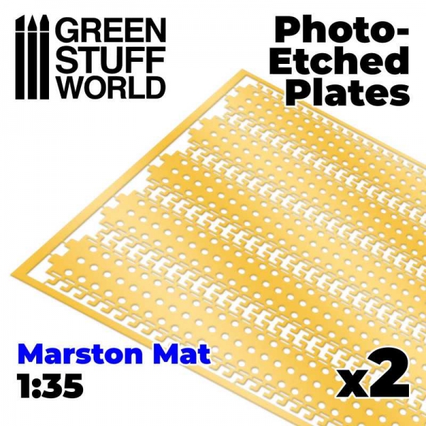 Green Stuff World: Photo etched - MARSTON MATS 1/35