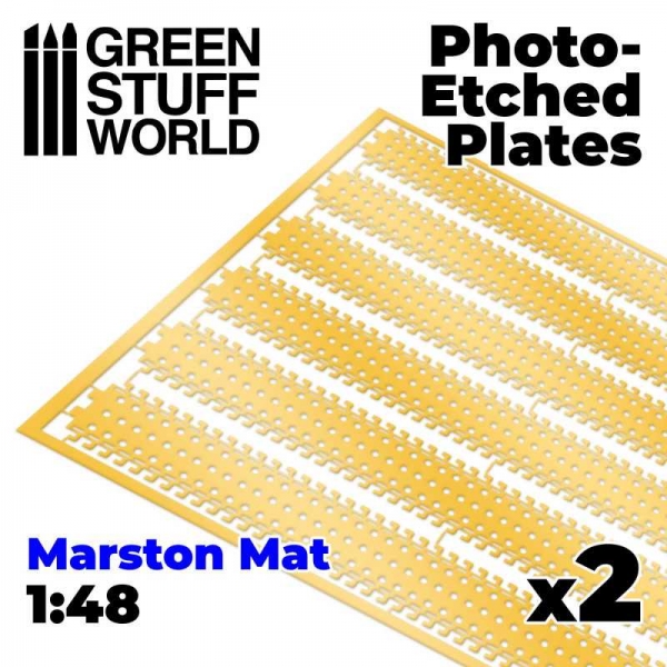 Green Stuff World: Photo etched - MARSTON MATS 1/48