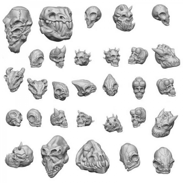 Green Stuff World: ALIEN Skulls 1:48