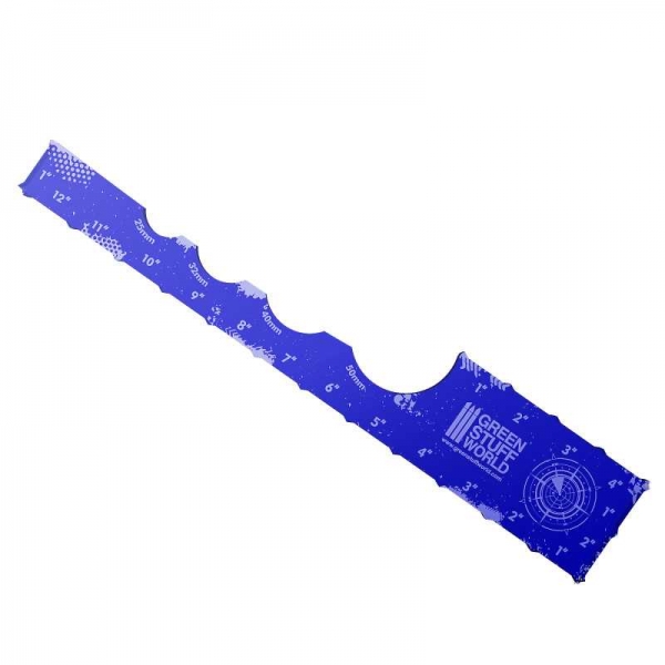 Green Stuff World: Gaming Measuring Tool - Blue 12 inches