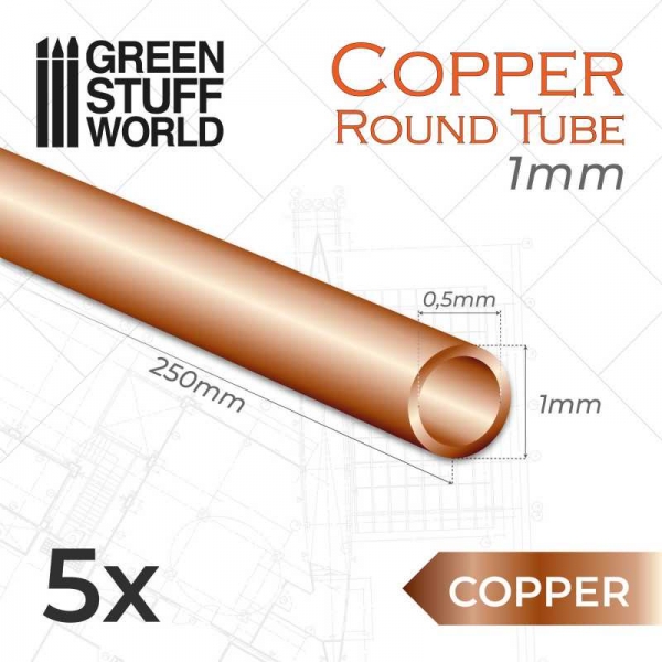 Green Stuff World: Round Copper tube 1mm