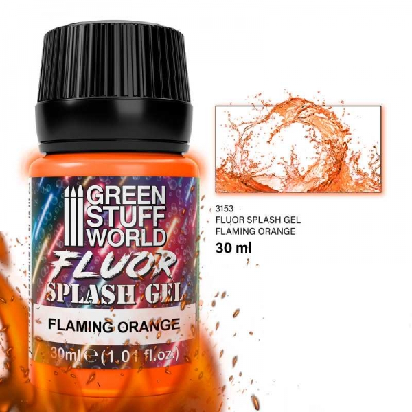 Green Stuff World: Splash Gel - Flaming Orange