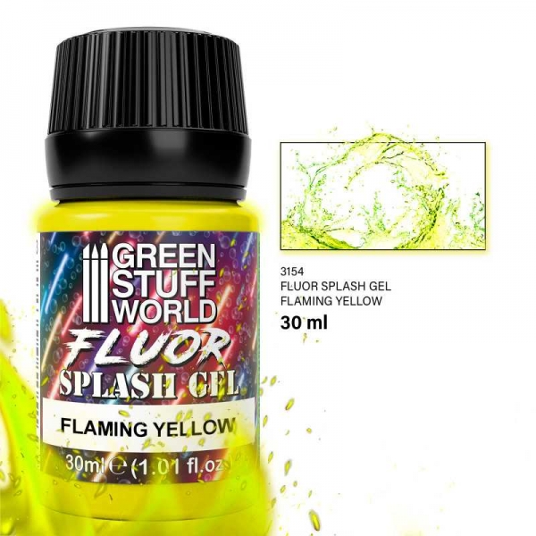 Green Stuff World: Splash Gel - Flaming Yellow
