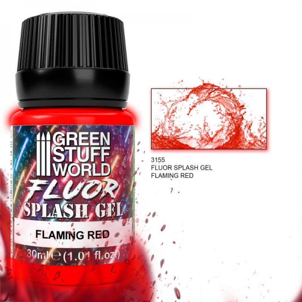 Green Stuff World: Splash Gel - Flaming Red