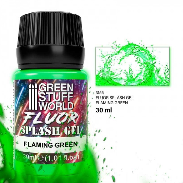 Green Stuff World: Splash Gel - Flaming Green