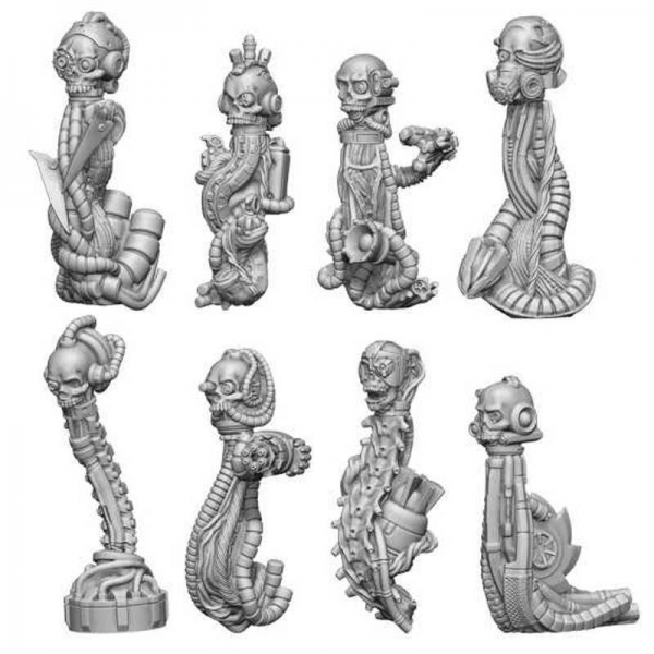 Green Stuff World: Servo Skulls 1:48