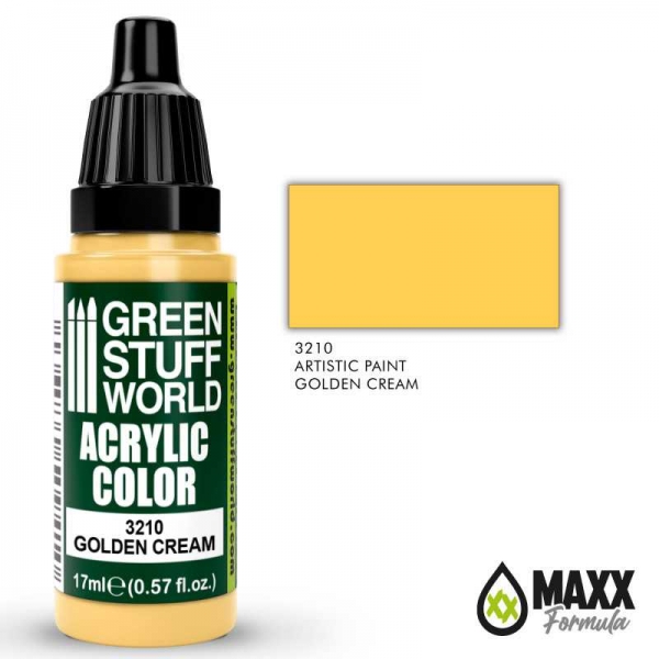 Green Stuff World: Acrylic Color GOLDEN CREAM