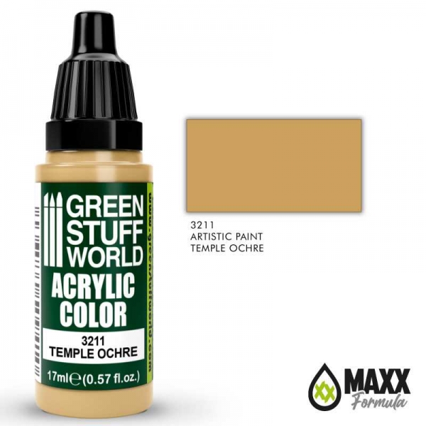Green Stuff World: Acrylic Color TEMPLE OCHRE