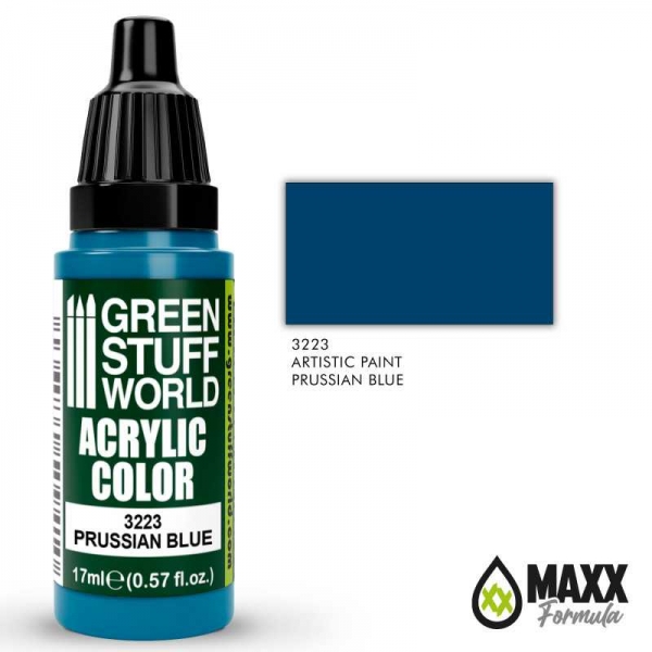 Green Stuff World: Acrylic Color PRUSSIAN BLUE